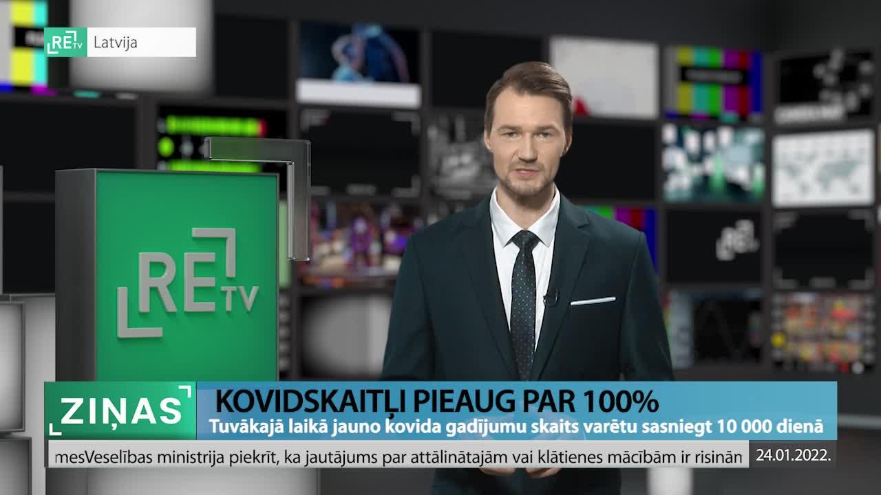 ReTV Ziņas 19.00 (24.01.2022.)