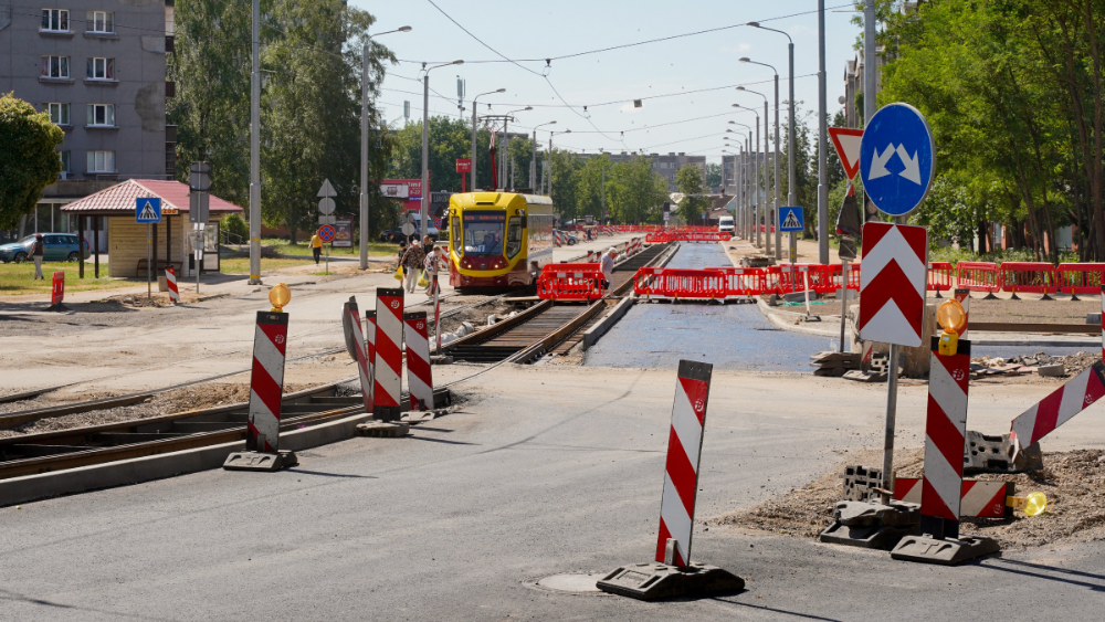 Daugavpilī par vairāk nekā 30 miljoniem eiro attīsta tramvaju infrastruktūru