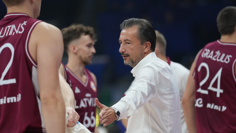Latvijas izlases galvenais treneris Banki atzīts par Pasaules kausa labāko treneri