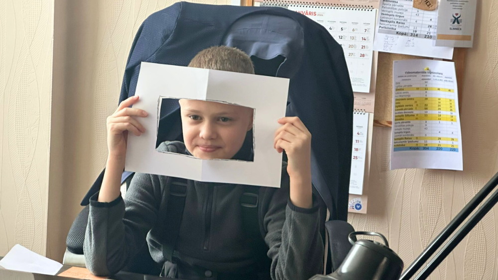 Ukraiņu bērni nebaidās runāt latviešu valodā