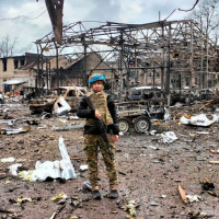 Ukraiņu kareive: krievu impērisms neapstāsies